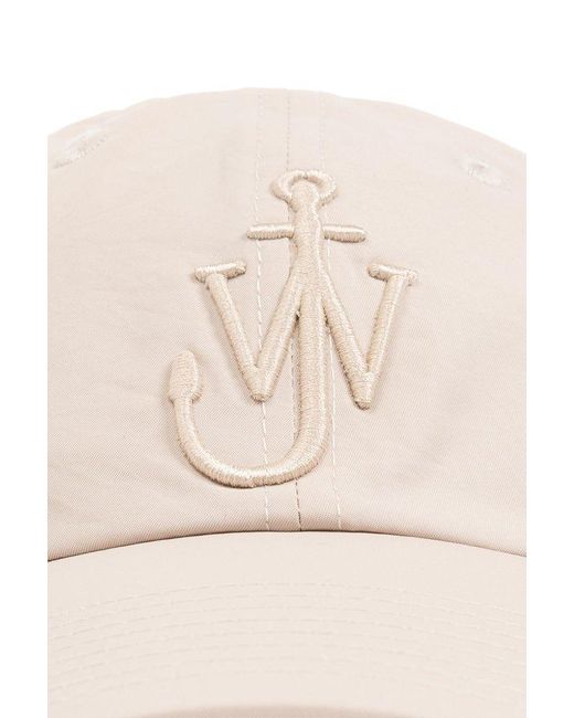 J.W. Anderson Natural Logo Embroidered Baseball Hat for men