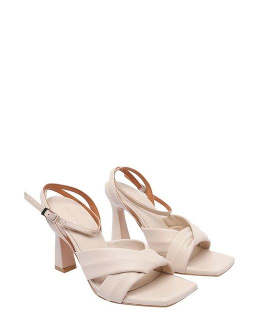 Angel Alarcon Pink Strappy Sandals