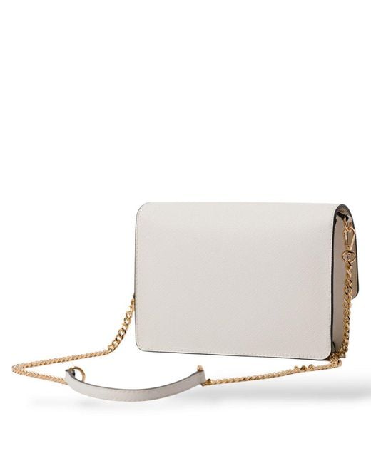 Liu Jo Gray Logo Embossed Crossbody Bag