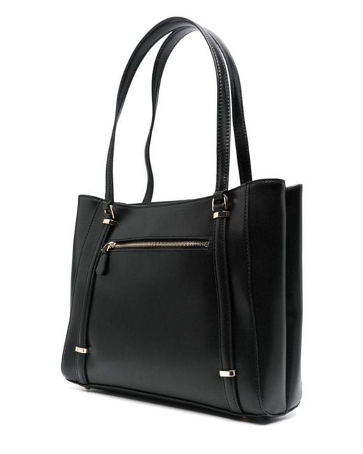 Guess Black Daryna Top Handle Tote Bag