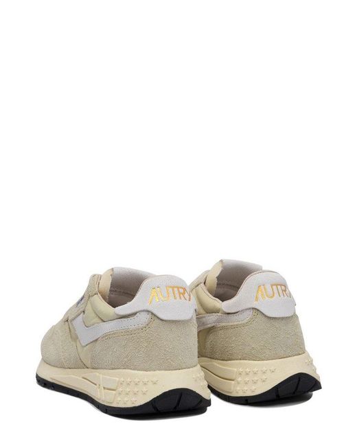 Autry White Reelwind Low-Top Sneakers