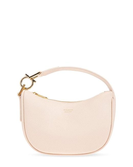 Ferragamo Natural North-South Xs Hobo Bag