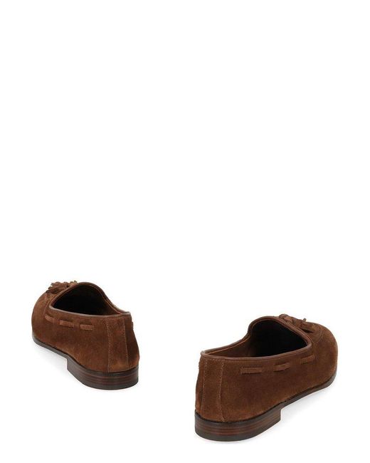 Church's Brown Tassel Detailed Loafers