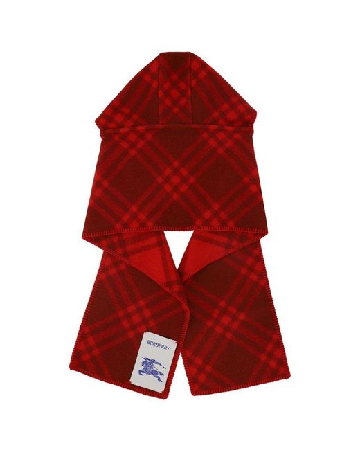 Burberry Scarf in Red for Men Lyst UK