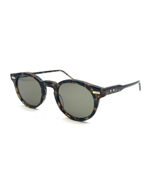 Thom Browne Brown Round Frame Sunglasses