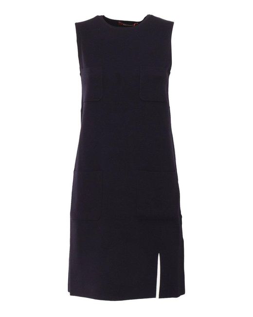 Max Mara Blue Midi Dress