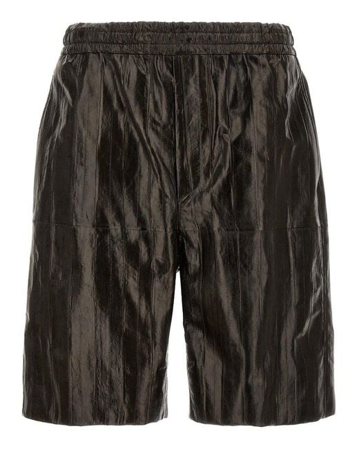 Jil Sander Gray Eel Bermuda Shorts for men