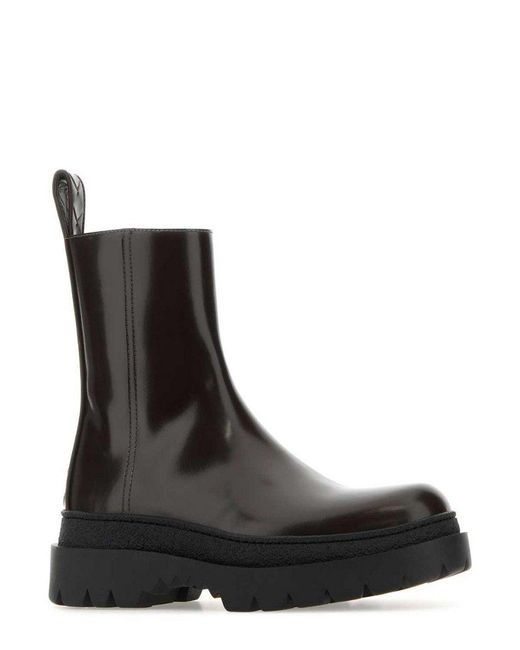 Bottega Veneta Black Highway Ankle Boots for men