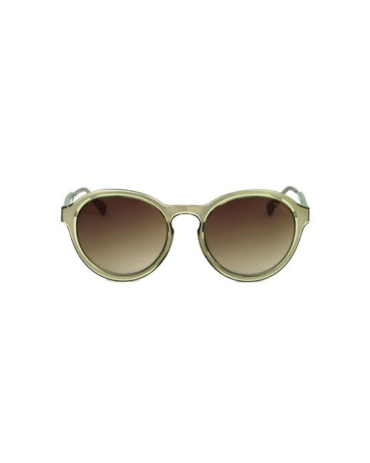 Linda Farrow Green X Kris Van Assche Oval Frame Sunglasses for men