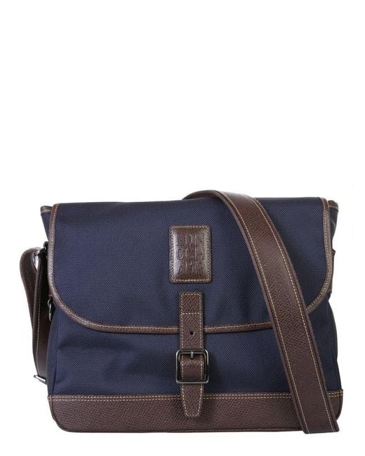 Longchamp Blue "boxford" Shoulder Bag