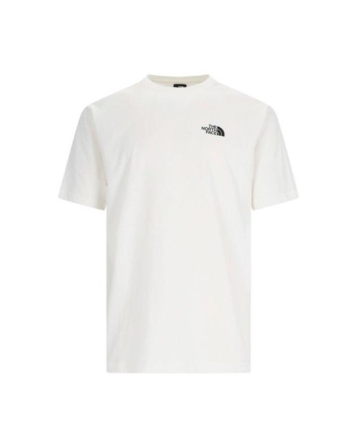 The North Face White Logo T-shirt for men