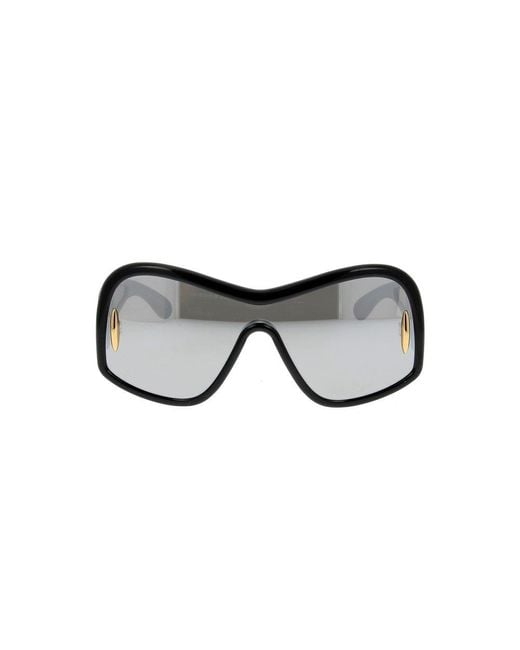 Loewe Black Shield Frame Sunglasses