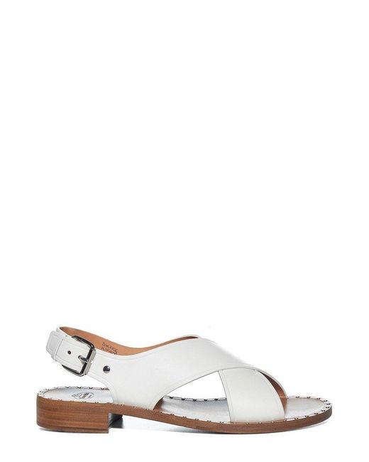 Church's Leather Rhonda Slingback Sandals in White - Save 5% - Lyst