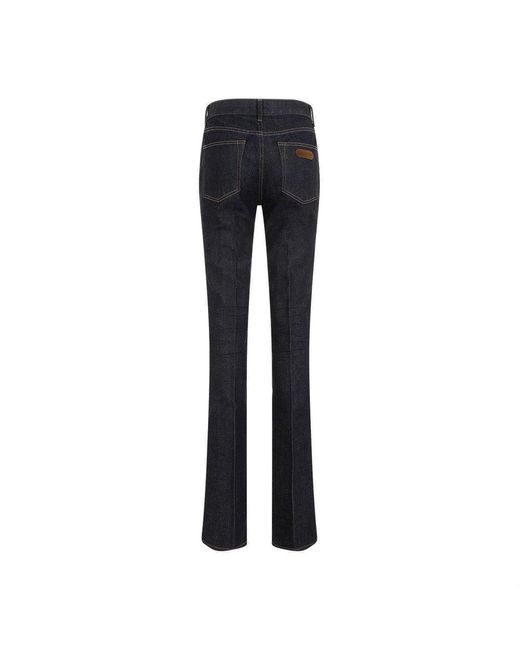 Tom Ford Blue Boot-Cut Jeans