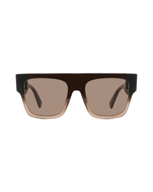 Stella McCartney Brown Square Frame Sunglasses