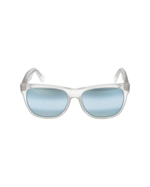 Retrosuperfuture Blue Square Frame Sunglasses