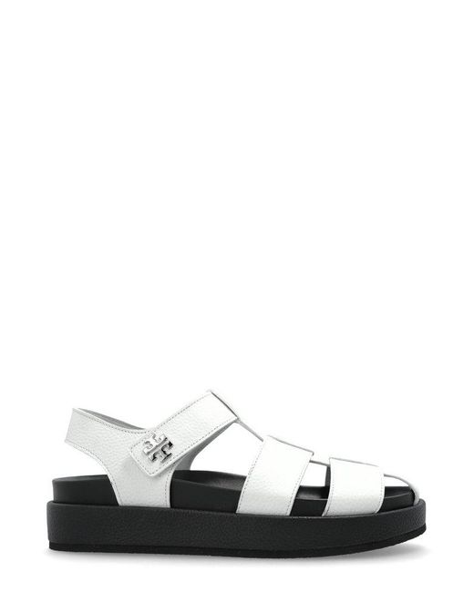 Tory Burch Black Kira Sport Fisherman Sandals