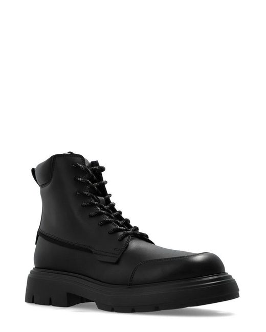 Ferragamo combat boots online