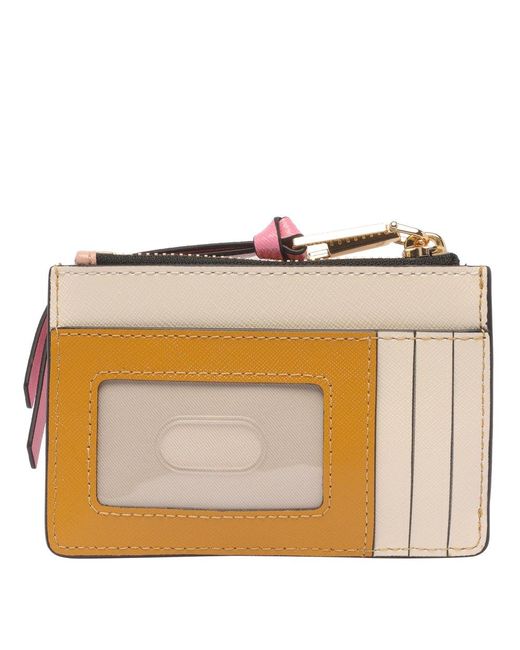 Marc Jacobs The Snapshot Top Zip Multi Wallet in Natural | Lyst Canada