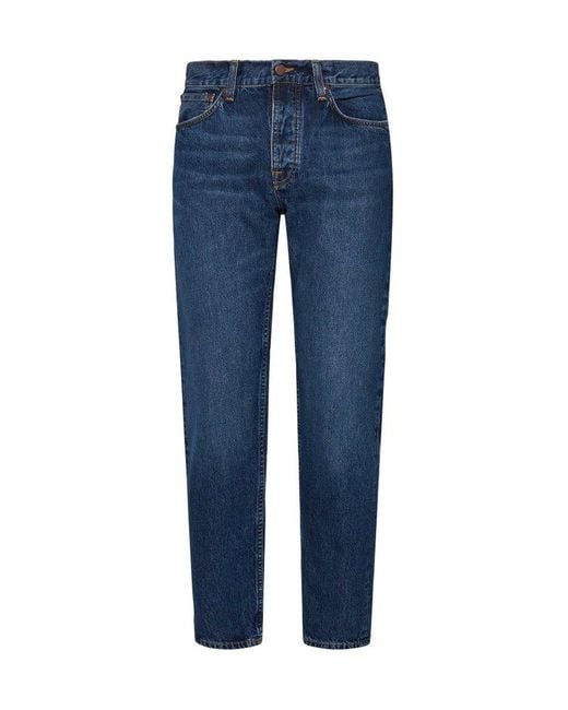 Nudie Jeans Blue Regular Fit Jeans for men