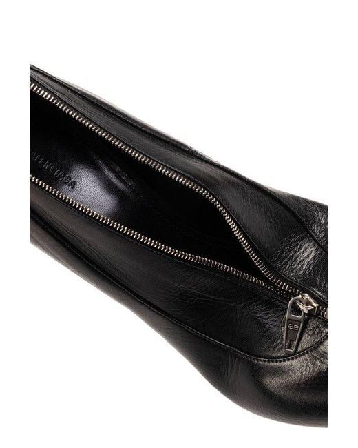 Balenciaga Black Knife Shoe Clutch Bag
