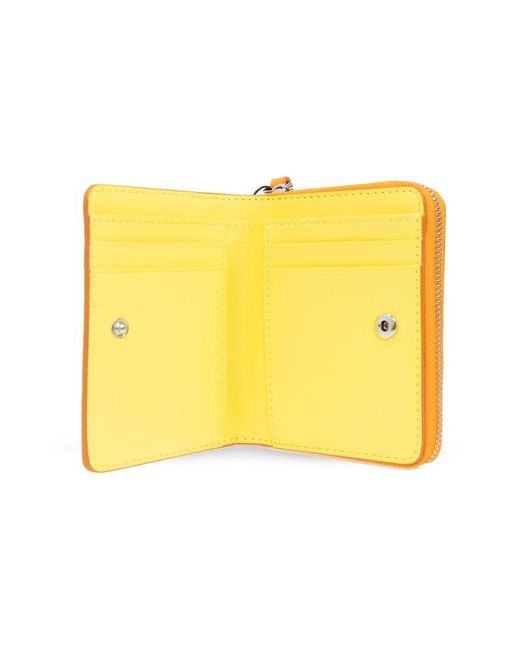 Marc Jacobs Orange Wallet With Logo