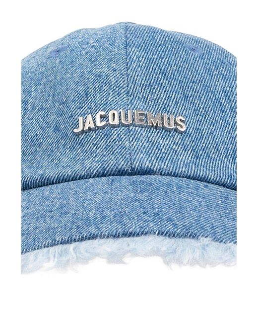 Jacquemus Blue La Casquette Artichaut Logo-plaque Cotton-twill Cap