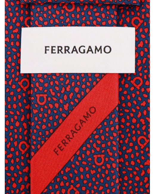 ferragamo bird tie