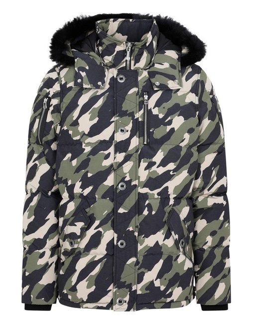 Moose Knuckles Synthetic 3q Camo Down Jacket for Men | Lyst Canada