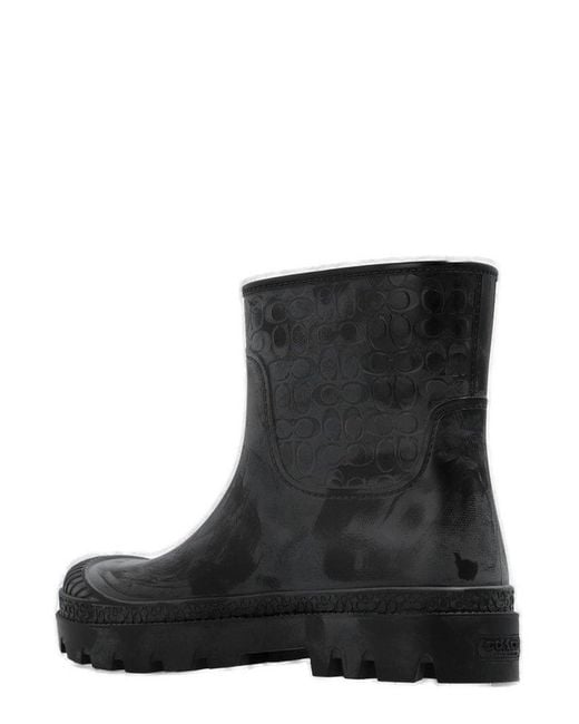COACH Black ‘Millie’ Rain Boots