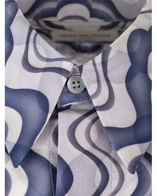 Dries Van Noten Blue Carvie Shirt for men