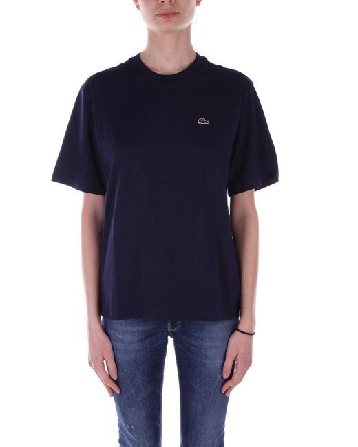 Lacoste Blue Relaxed Fit Soft T-Shirt