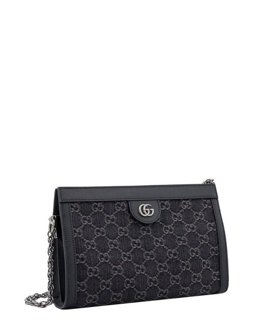 Gucci Gray Ophidia GG Small Shoulder Bag