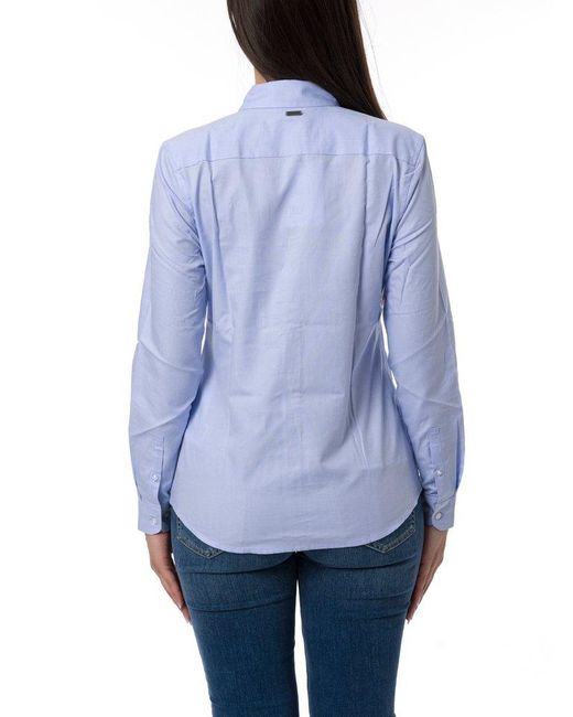 Barbour Blue Derwent Long-sleeved Shirt