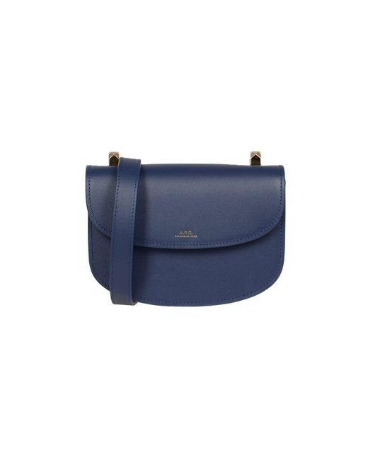 A.P.C. Blue Mini Genève Bag