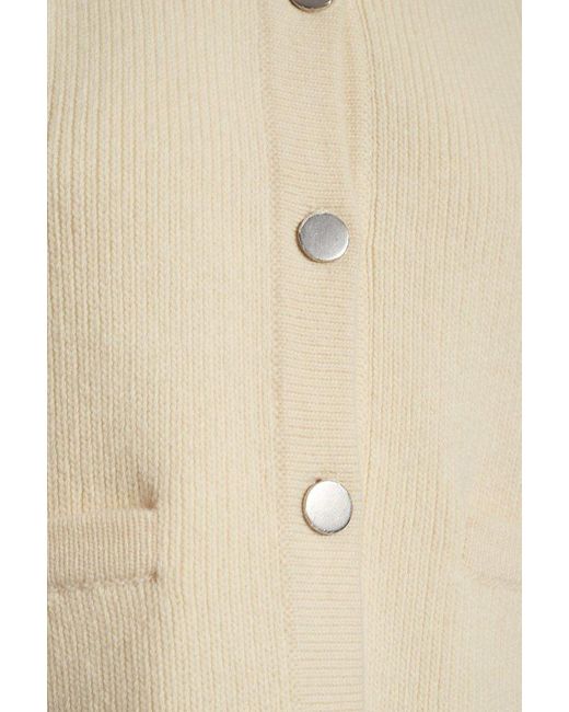 Theory Natural Cropped Knitted Jacket