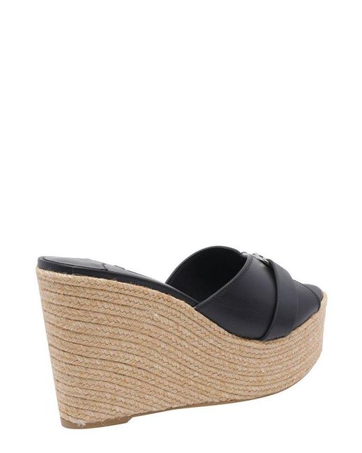 サンダル・ミュール LEDA WEDGE SANDALS Jimmy Choo Leda Wedges Sandals in Brown | Lyst Canada