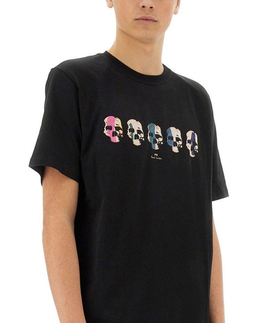 Paul Smith Black Regular Fit Tshirt for men