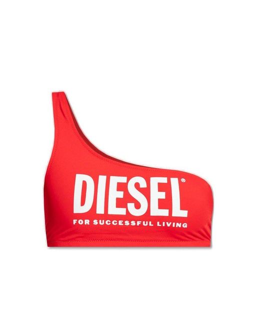 DIESEL Red 'bfb-mendla' Swimsuit Top