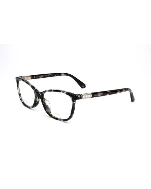 Jimmy Choo Black Cat-Eye Frame Glasses