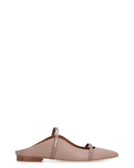 Malone Souliers Brown Maureen Flat Pointy-toe Ballet Flats
