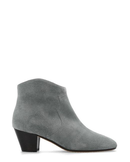 Isabel Marant Gray Ankle Boots