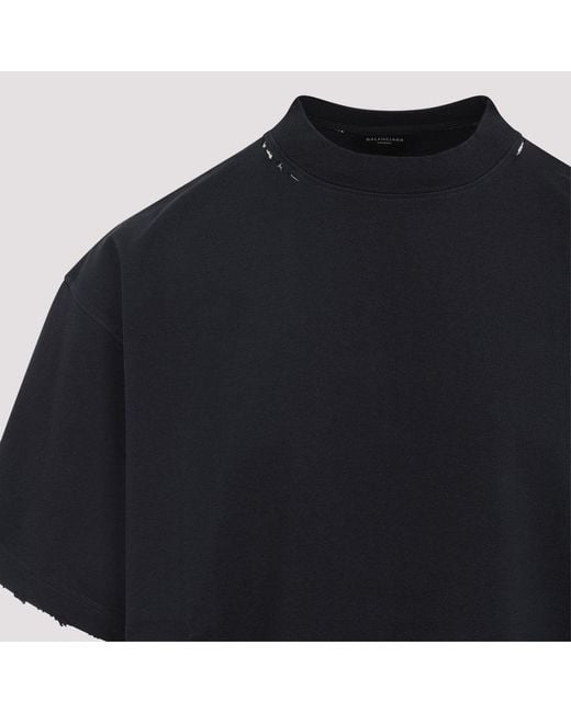 Balenciaga Black Oversized T-Shirt for men