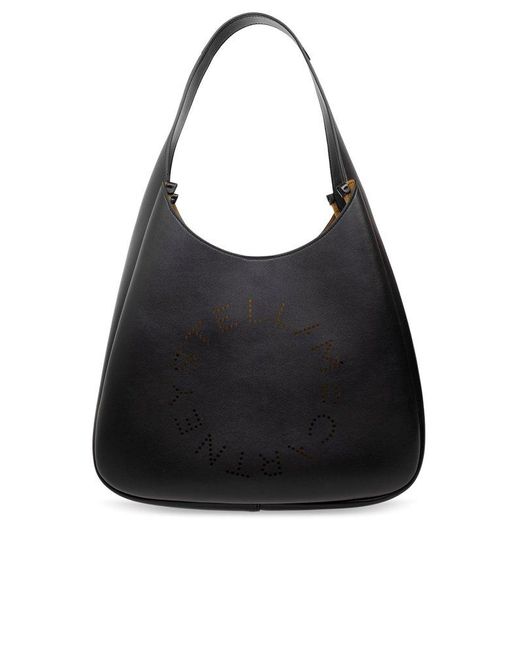 Stella McCartney Black Shoulder Bag 'Logo Tote'