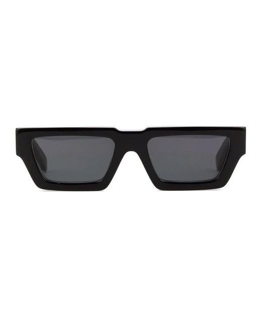 Off-White c/o Virgil Abloh Black Oeri129 Manchester Sunglasses