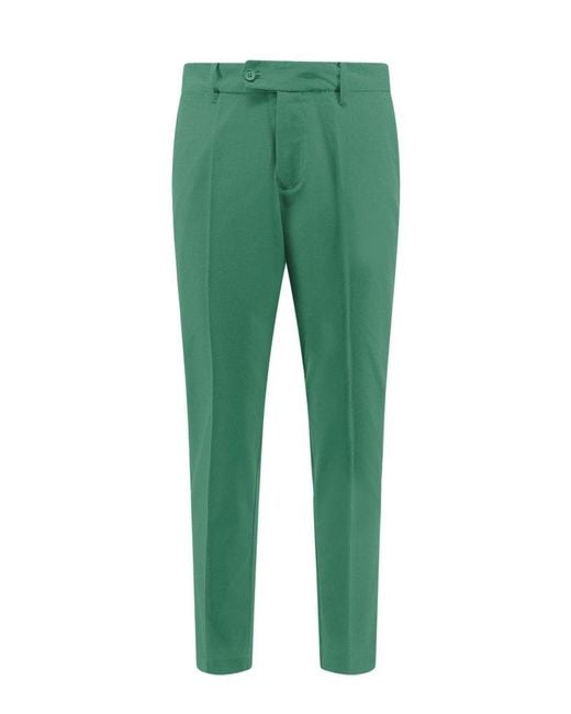 J.Lindeberg Green Tailored Trousers for men