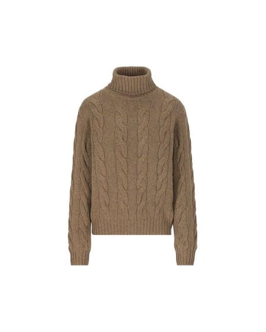 y2k Silk and Cashmere Brown Sweater| Vintage Brown Winter Sweater| Women's Long-sleeved Crewneck Jumper