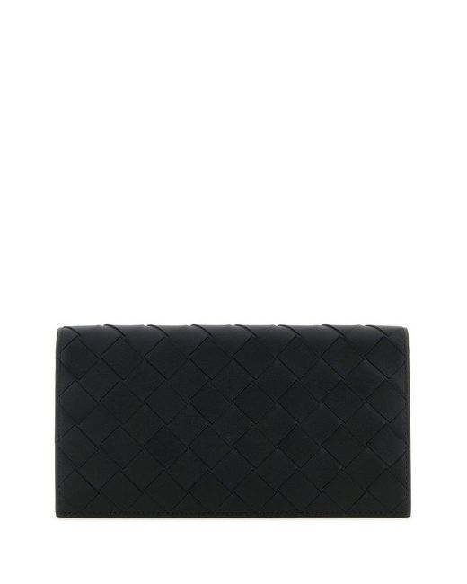 Bottega Veneta Black Leather Wallet for men