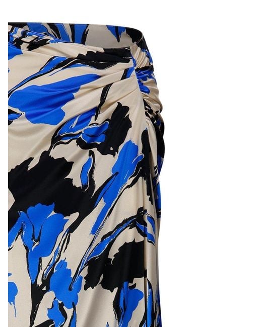 ☆MaxMara☆入手困難☆エレガントAsymmetrical Skirt/CHOPIN Max Mara Chopin Skirt in Blue | Lyst