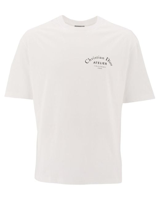 Dior Homme White Christian Dior Atelier T-shirt for men